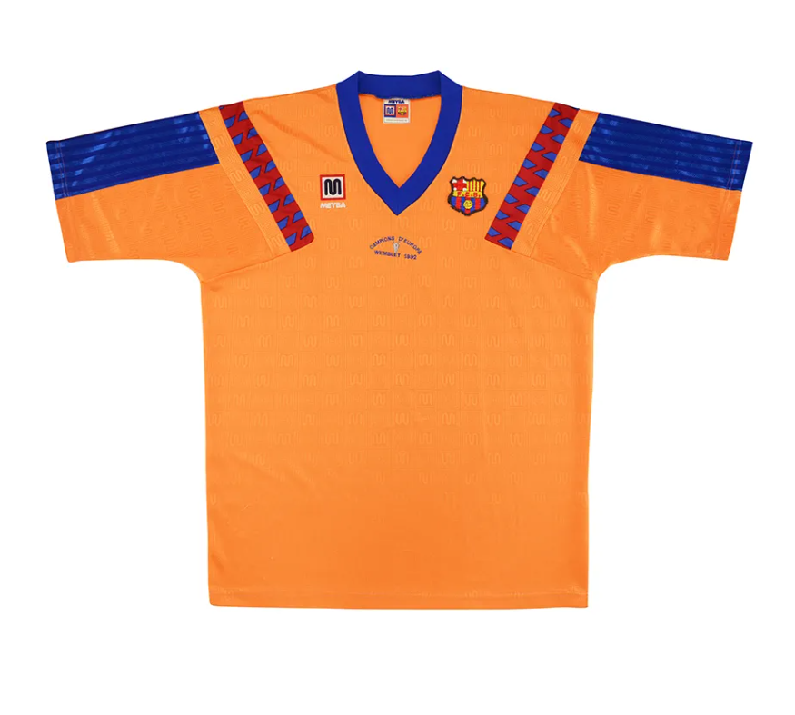 Jersey tandang Barcelona 1991-1992