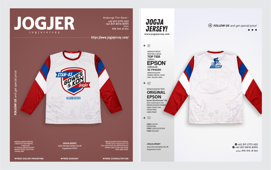 jogja jersey - jersey satuan
