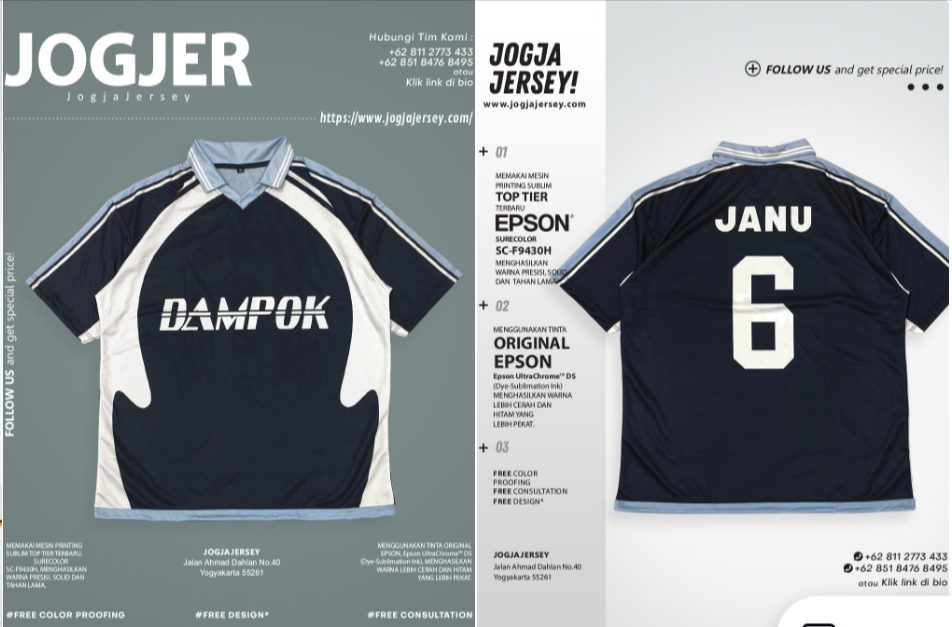jual kaos jersey jogja